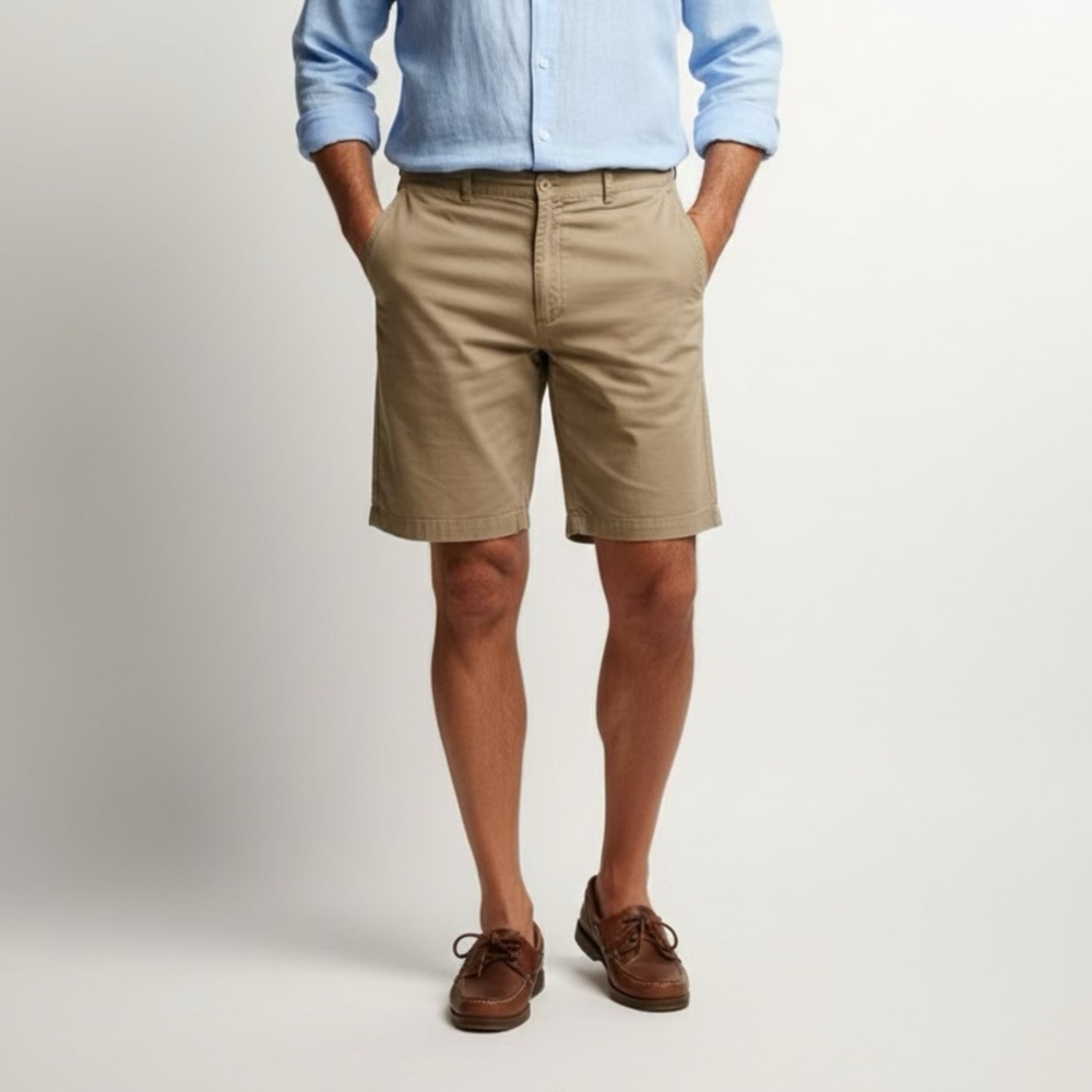 Vineyard Vines Men's Khaki Flat Front Shorts